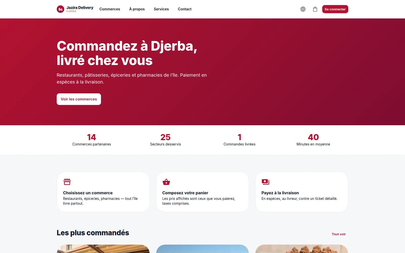 Jazira Delivery — La marketplace de livraison multi-services de Djerba