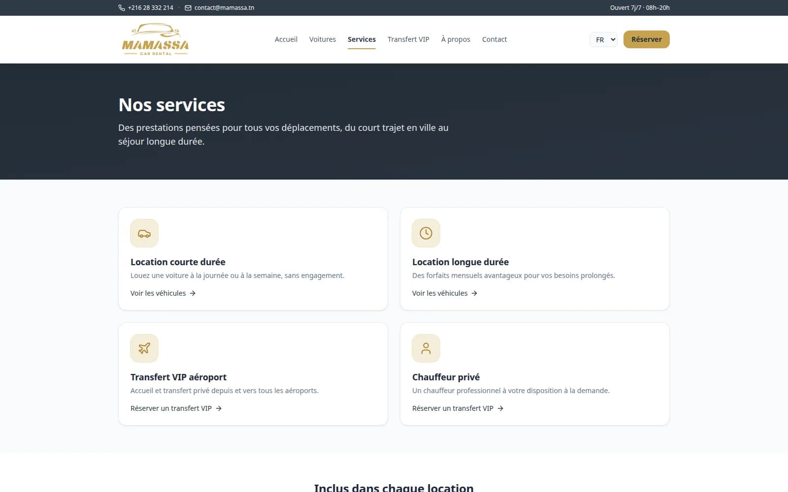 Mamassa Car — Services